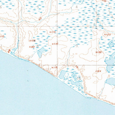 United States Geological Survey Selawik B-5, AK (1951, 63360-Scale) digital map