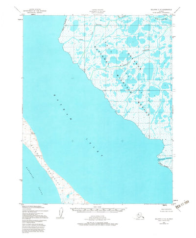 United States Geological Survey Selawik C-6, AK (1951, 63360-Scale) digital map