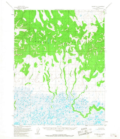 United States Geological Survey Selawik D-1, AK (1955, 63360-Scale) digital map