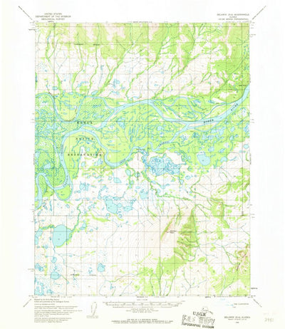 United States Geological Survey Selawik D-4, AK (1955, 63360-Scale) digital map