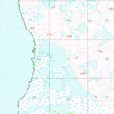 United States Geological Survey Selawik D-6, AK (1951, 63360-Scale) digital map