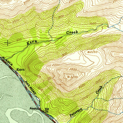 United States Geological Survey Selawik D-6, AK (1952, 63360-Scale) digital map