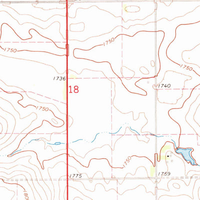 United States Geological Survey Selby, SD (1967, 24000-Scale) digital map
