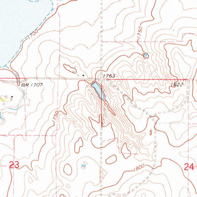 United States Geological Survey Selby, SD (1967, 24000-Scale) digital map