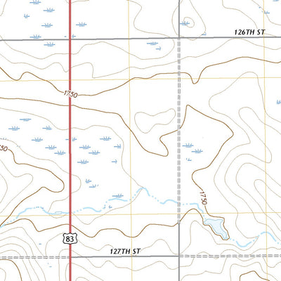 United States Geological Survey Selby, SD (2021, 24000-Scale) digital map