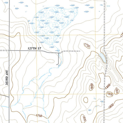 United States Geological Survey Selby, SD (2021, 24000-Scale) digital map