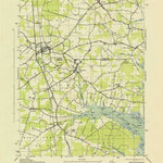 United States Geological Survey Selbyville, DE-MD (1943, 31680-Scale) digital map