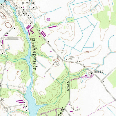 United States Geological Survey Selbyville, DE-MD (1967, 24000-Scale) digital map
