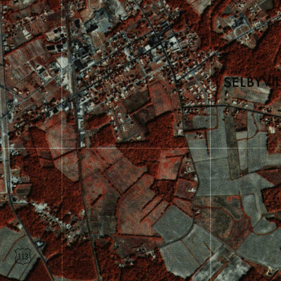 United States Geological Survey Selbyville, DE-MD (1980, 25000-Scale) digital map