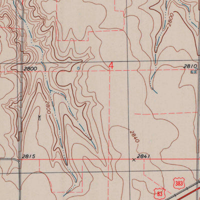 United States Geological Survey Selden, KS (1978, 24000-Scale) digital map