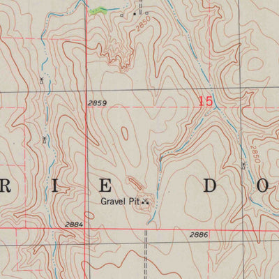 United States Geological Survey Selden SW, KS (1978, 24000-Scale) digital map
