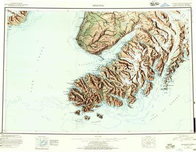 United States Geological Survey Seldovia, AK (1951, 250000-Scale) digital map