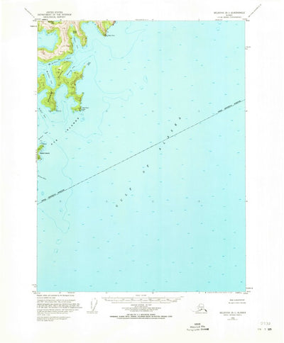 United States Geological Survey Seldovia B-1, AK (1953, 63360-Scale) digital map