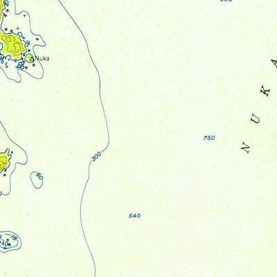 United States Geological Survey Seldovia B-2, AK (1953, 63360-Scale) digital map