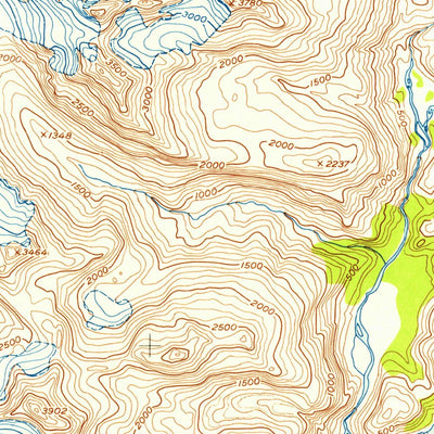 United States Geological Survey Seldovia B-3, AK (1952, 63360-Scale) digital map