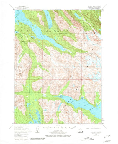 United States Geological Survey Seldovia B-4, AK (1951, 63360-Scale) digital map