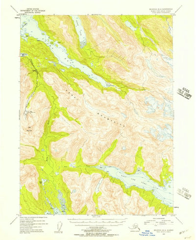 United States Geological Survey Seldovia B-4, AK (1953, 63360-Scale) digital map