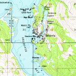 United States Geological Survey Seldovia B-5, AK (1951, 63360-Scale) digital map