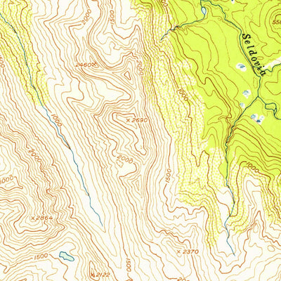 United States Geological Survey Seldovia B-5, AK (1953, 63360-Scale) digital map