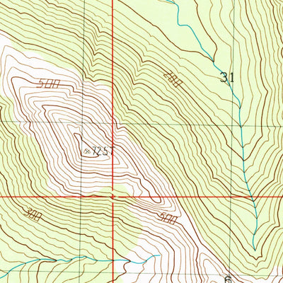 United States Geological Survey Seldovia B-5 SW, AK (1987, 25000-Scale) digital map