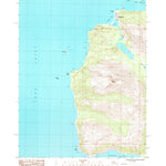 United States Geological Survey Seldovia B-6 SE, AK (1987, 25000-Scale) digital map