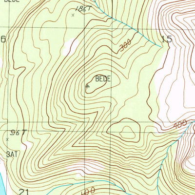 United States Geological Survey Seldovia B-6 SE, AK (1987, 25000-Scale) digital map