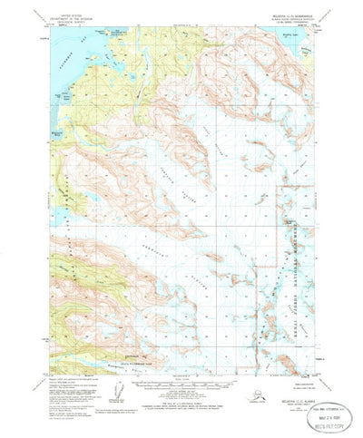 United States Geological Survey Seldovia C-3, AK (1951, 63360-Scale) digital map