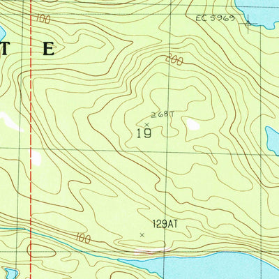 United States Geological Survey Seldovia C-4 SE, AK (1987, 25000-Scale) digital map