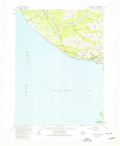 United States Geological Survey Seldovia C-5, AK (1961, 63360-Scale) digital map