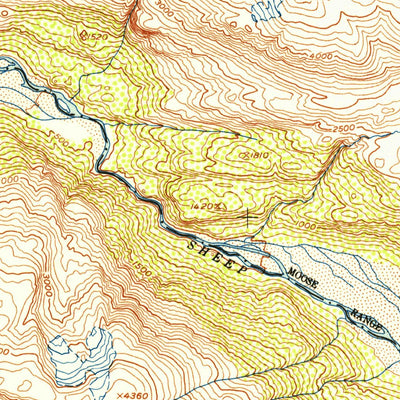 United States Geological Survey Seldovia D-2, AK (1953, 63360-Scale) digital map