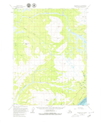 United States Geological Survey Seldovia D-4, AK (1961, 63360-Scale) digital map