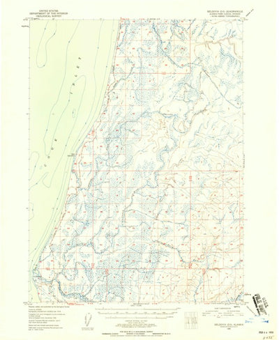 United States Geological Survey Seldovia D-5, AK (1946, 63360-Scale) digital map
