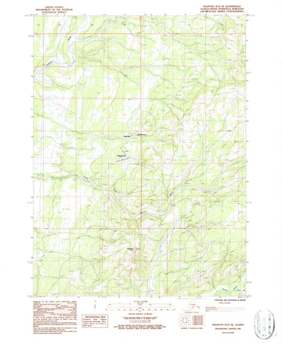 United States Geological Survey Seldovia D-5 SE, AK (1987, 25000-Scale) digital map