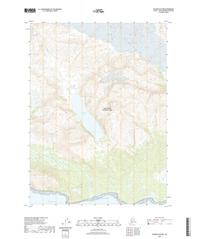 United States Geological Survey Seldovia D-8 NW, AK (2020, 25000-Scale) digital map