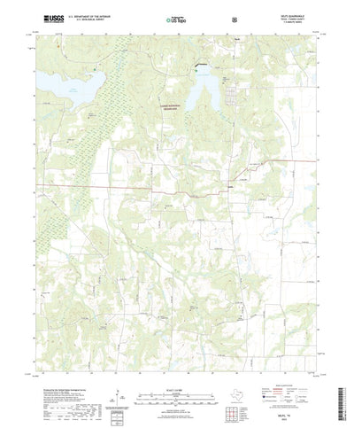 United States Geological Survey Selfs, TX (2022, 24000-Scale) digital map