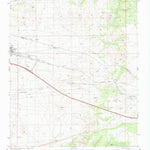 United States Geological Survey Seligman East, AZ (1981, 24000-Scale) digital map