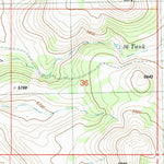United States Geological Survey Seligman East, AZ (1981, 24000-Scale) digital map