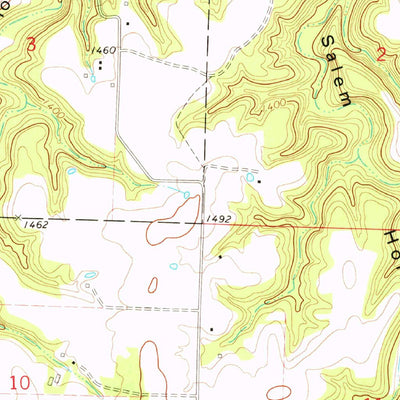 United States Geological Survey Seligman, MO (1974, 24000-Scale) digital map