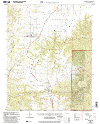 United States Geological Survey Seligman, MO (1999, 24000-Scale) digital map