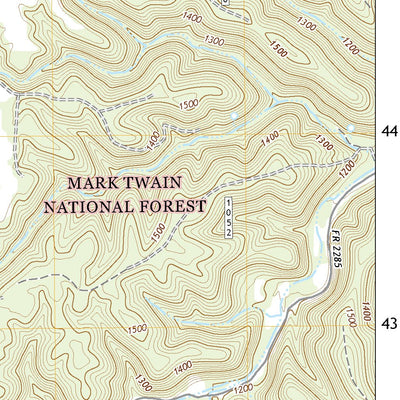 United States Geological Survey Seligman, MO (2021, 24000-Scale) digital map