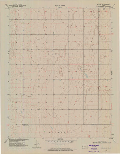 United States Geological Survey Selkirk SW, KS (1970, 24000-Scale) digital map