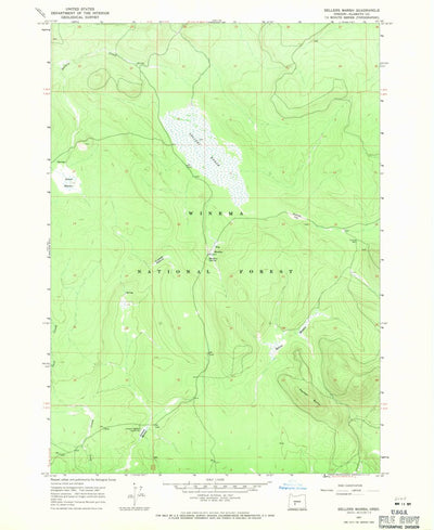United States Geological Survey Sellers Marsh, OR (1967, 24000-Scale) digital map