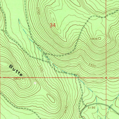 United States Geological Survey Sellers Marsh, OR (1967, 24000-Scale) digital map
