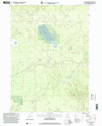 United States Geological Survey Sellers Marsh, OR (1999, 24000-Scale) digital map