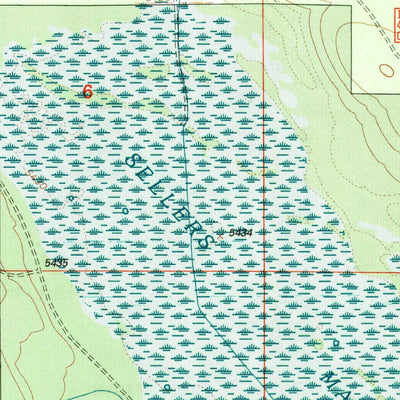 United States Geological Survey Sellers Marsh, OR (1999, 24000-Scale) digital map