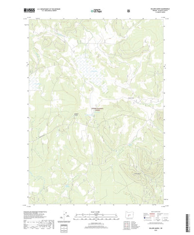 United States Geological Survey Sellers Marsh, OR (2020, 24000-Scale) digital map