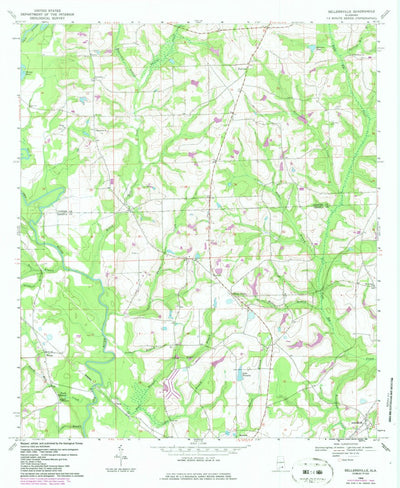 United States Geological Survey Sellersville, AL (1968, 24000-Scale) digital map