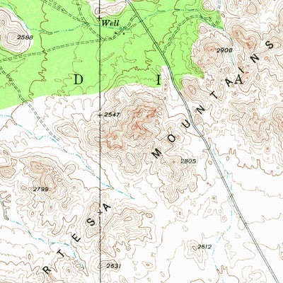 United States Geological Survey Sells, AZ (1941, 62500-Scale) digital map