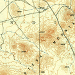 United States Geological Survey Sells, AZ (1943, 62500-Scale) digital map