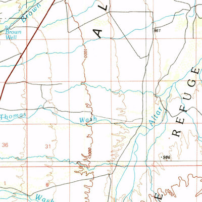 United States Geological Survey Sells, AZ (1994, 100000-Scale) digital map
